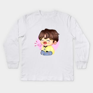 BTS Jhope IDOL Chibi Kids Long Sleeve T-Shirt